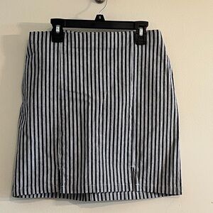 Hollister Mini Skirt - Ultra High-Rise Striped - Size S